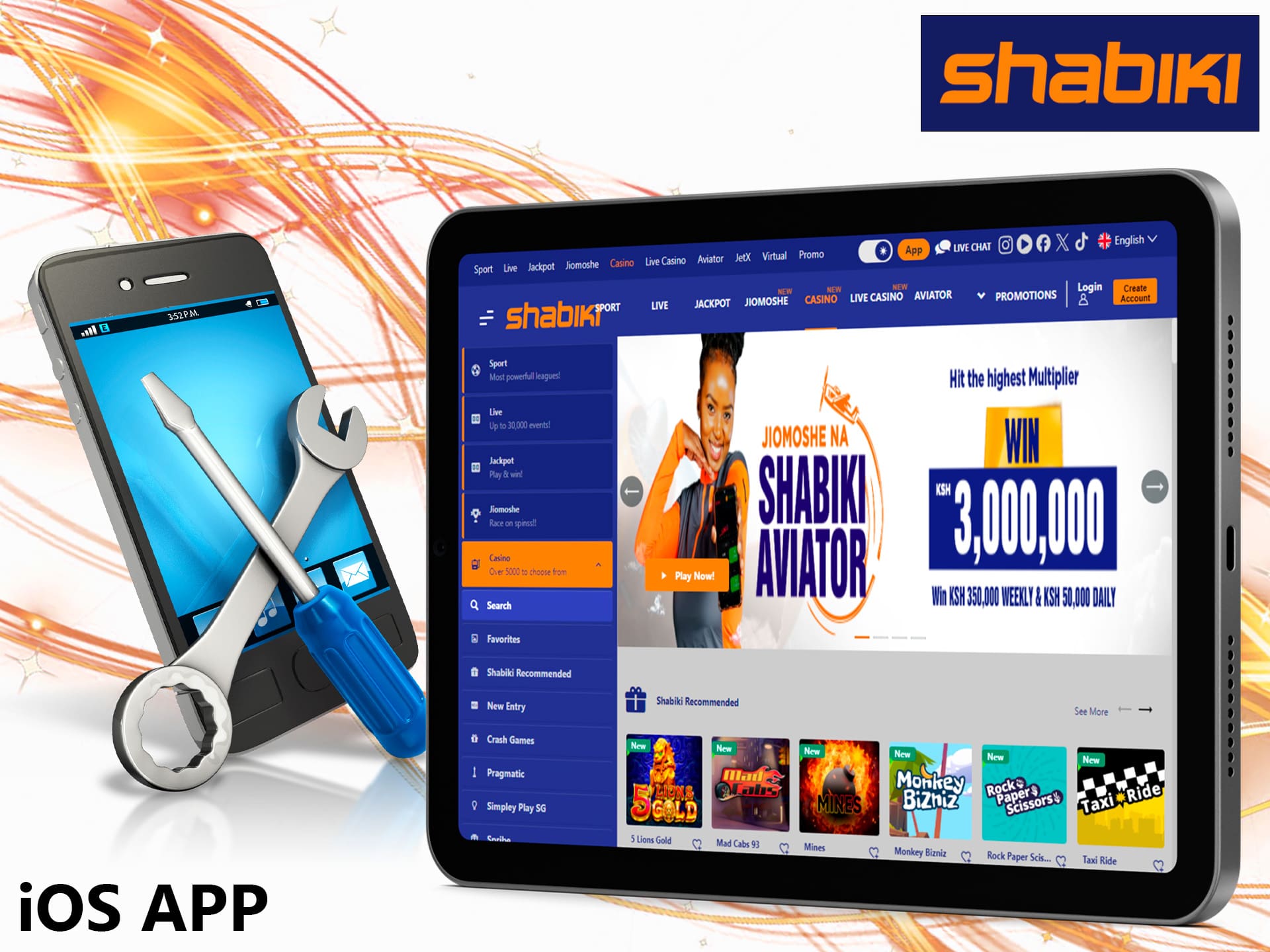 Users can start playing Shabiki using their iOS devices