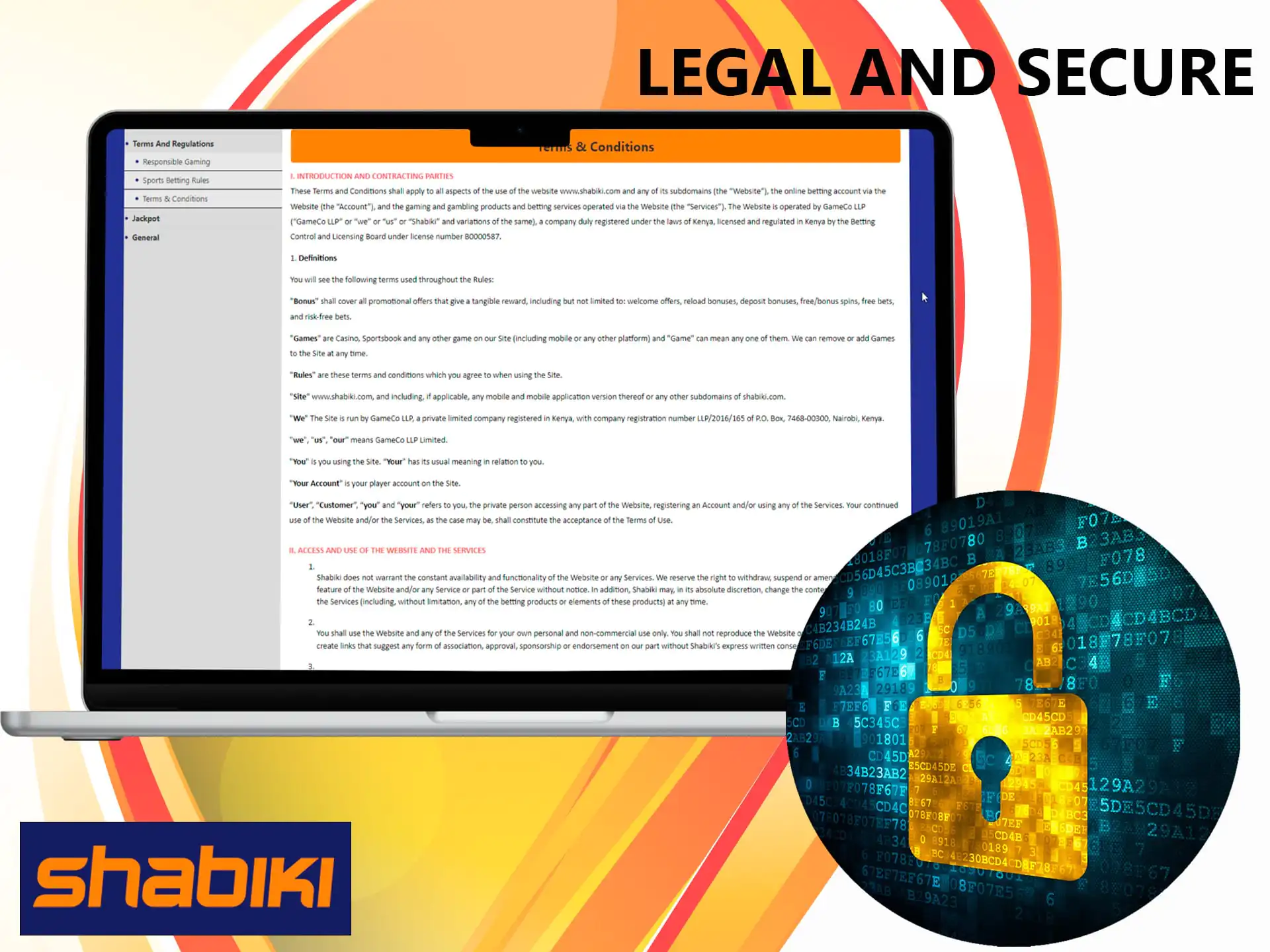 Our website and app are seriously protected and secure
