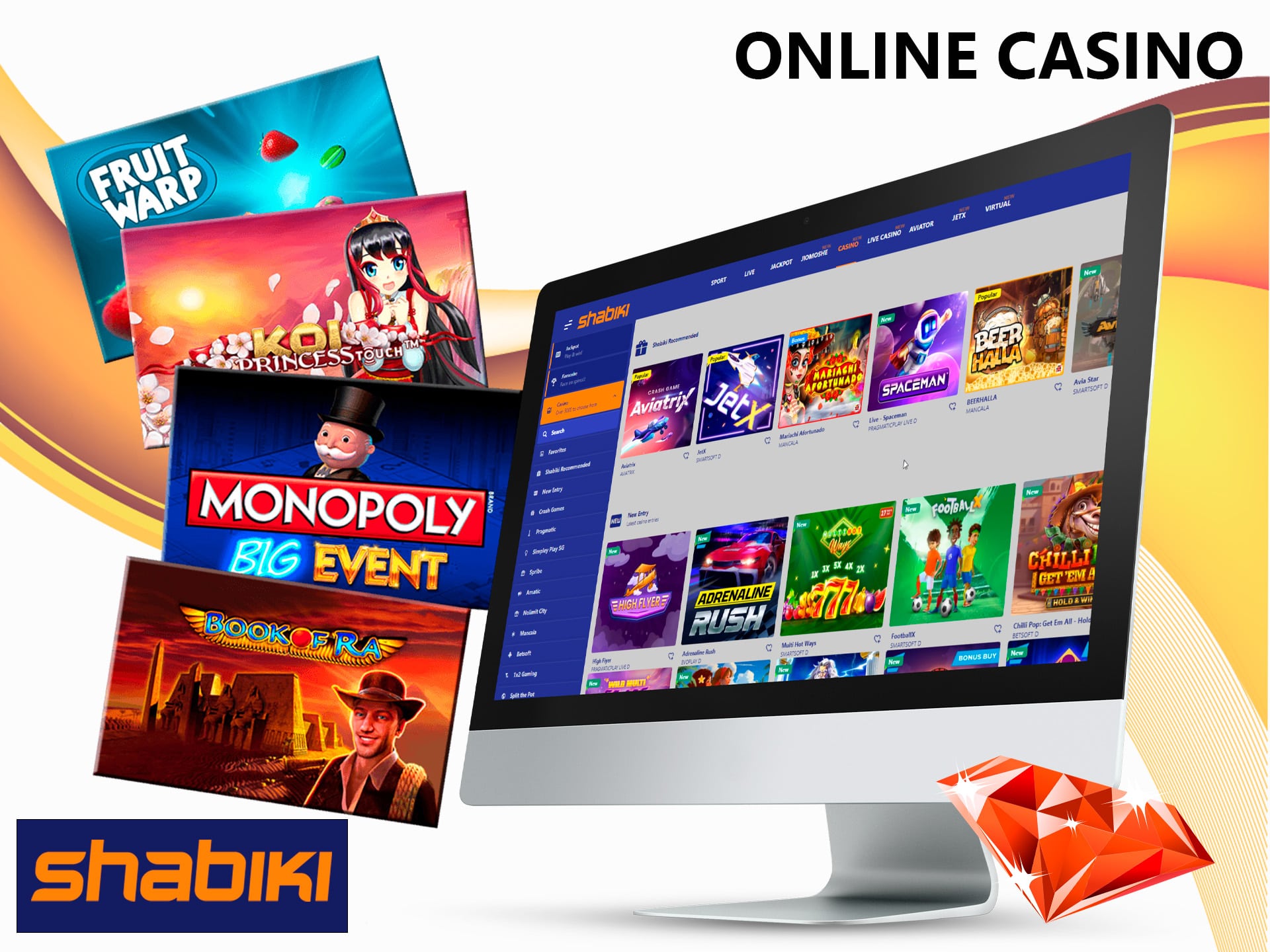 Play the best and licensed online casino games