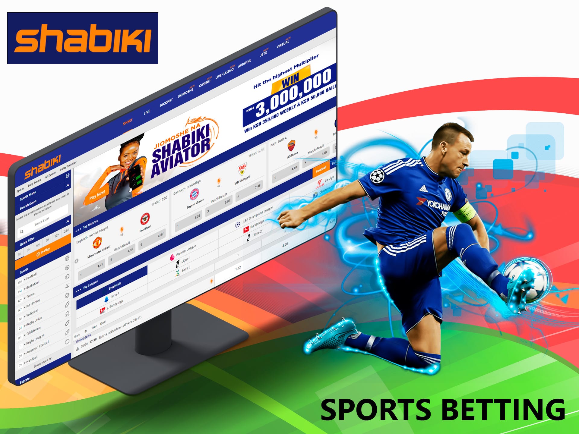 Shabiki brings you the top sports that are in demand all over the world